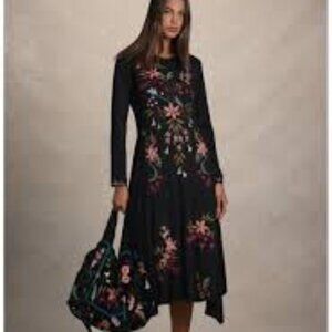 Johnny Was Amaryllla Handkerchief knit dress